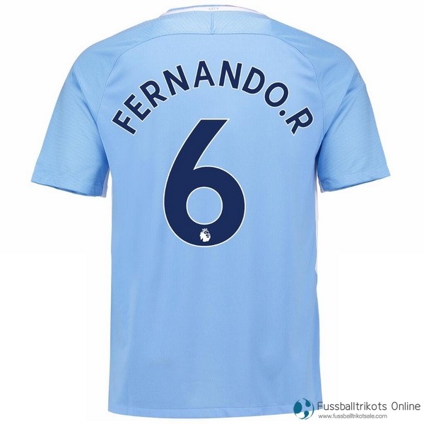 Manchester City Trikot Heim Fernando.R 2017-18 Fussballtrikots Günstig